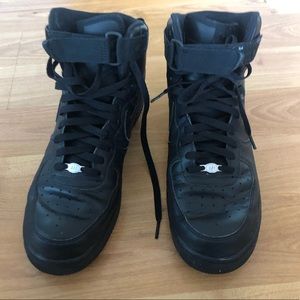 High top Nike Air Force 1s
